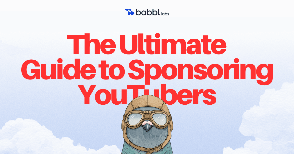 How to Sponsor YouTubers: A Brand's Guide to Finding, Pricing, and Booking Creators (2026)