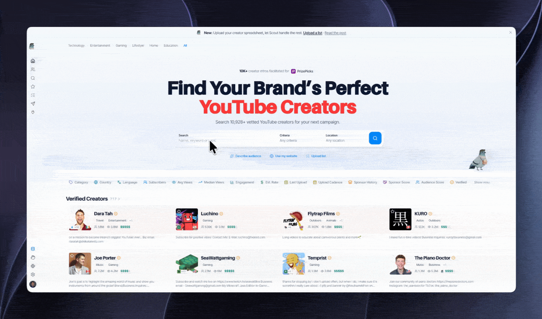 One search bar for everything, live now.