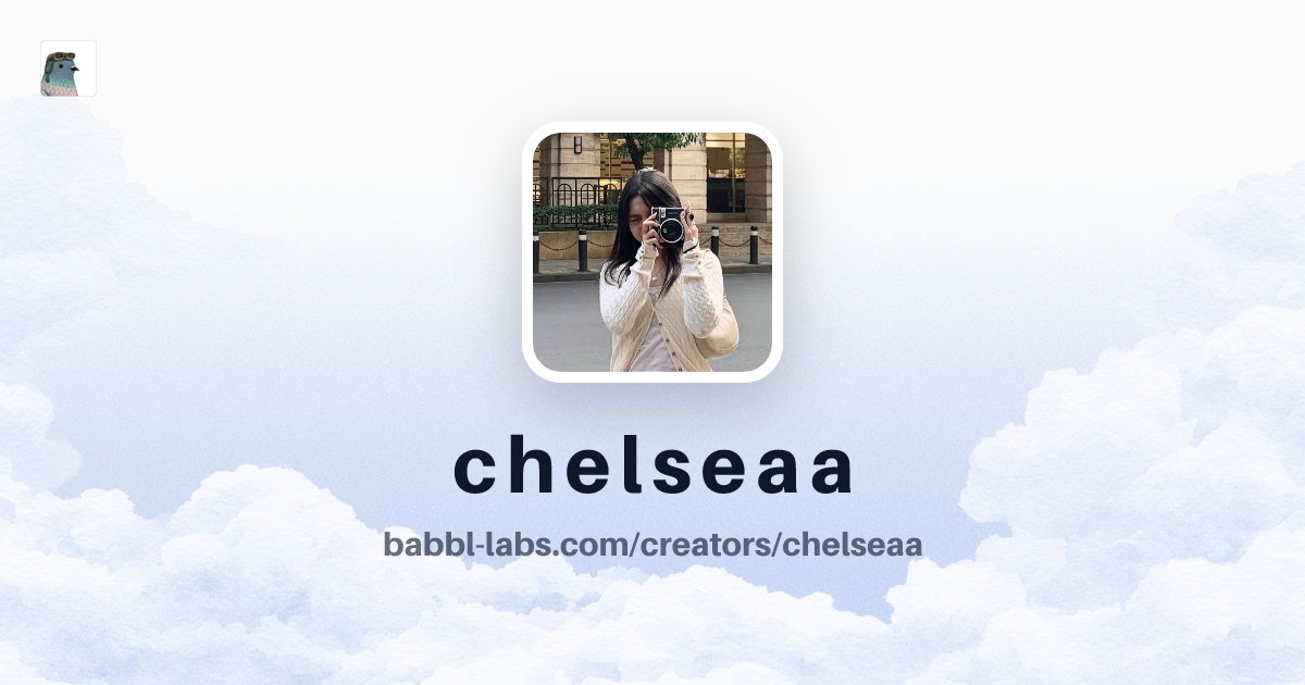 c h e l s e a a, Creator Profile on Scout