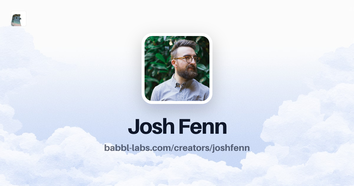 Josh Fenn, Creator Profile on Scout